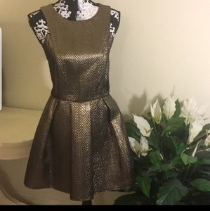 Metallic coktaildress